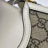[Pre-Owned] Gucci Horsebit 1955 Mini Bag 'Beige/Ebony/White' - Very Good #XPZU1A