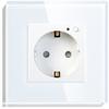 Wall Socket Glass 16A WiFi TUYA RTX Energy Measurement