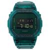 Montre Carrée Petite Série G-SHOCK Vodka Transparente Gelée Mouvement Étanche Mouvement Quartz Bracelet Résine Japonais et Coréen DW-5600SB-3ER