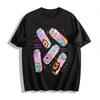 Cute Korean Style Siji Boys Soda Can Print Short-sleeved Shirt Trendy Cartoon Casual Lovers T-shirt Pure Cotton T-shirt