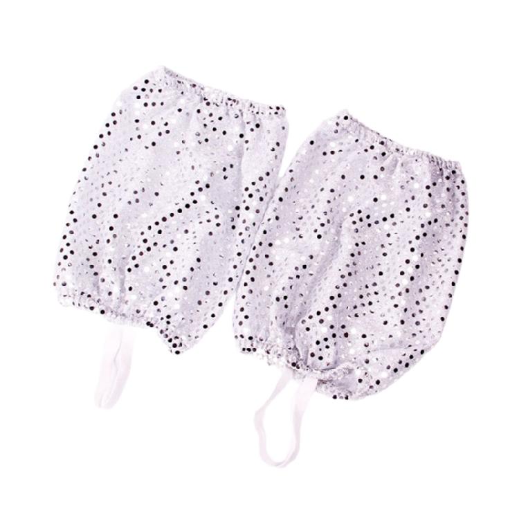 Scaldamuscoli con Paillettes Coprigambe Bling Polsini Elastici Manica per Gamba Costume per Raves Party
