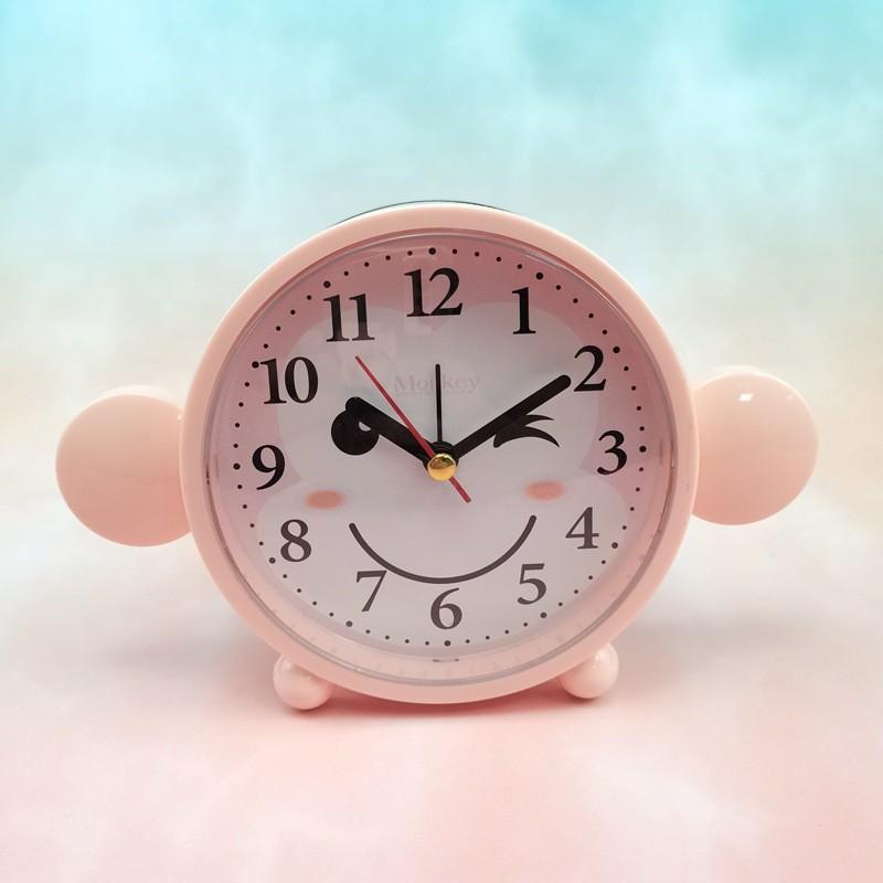 Kids Cartoon Bedside Alarm Clock With Analog And Digital Display For Childrens Room Decor