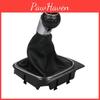 Speed Car 5 Shift Gear Knob Gaitor Boot With Pu Leather Dustproof Cover Replacement For Volkswagen