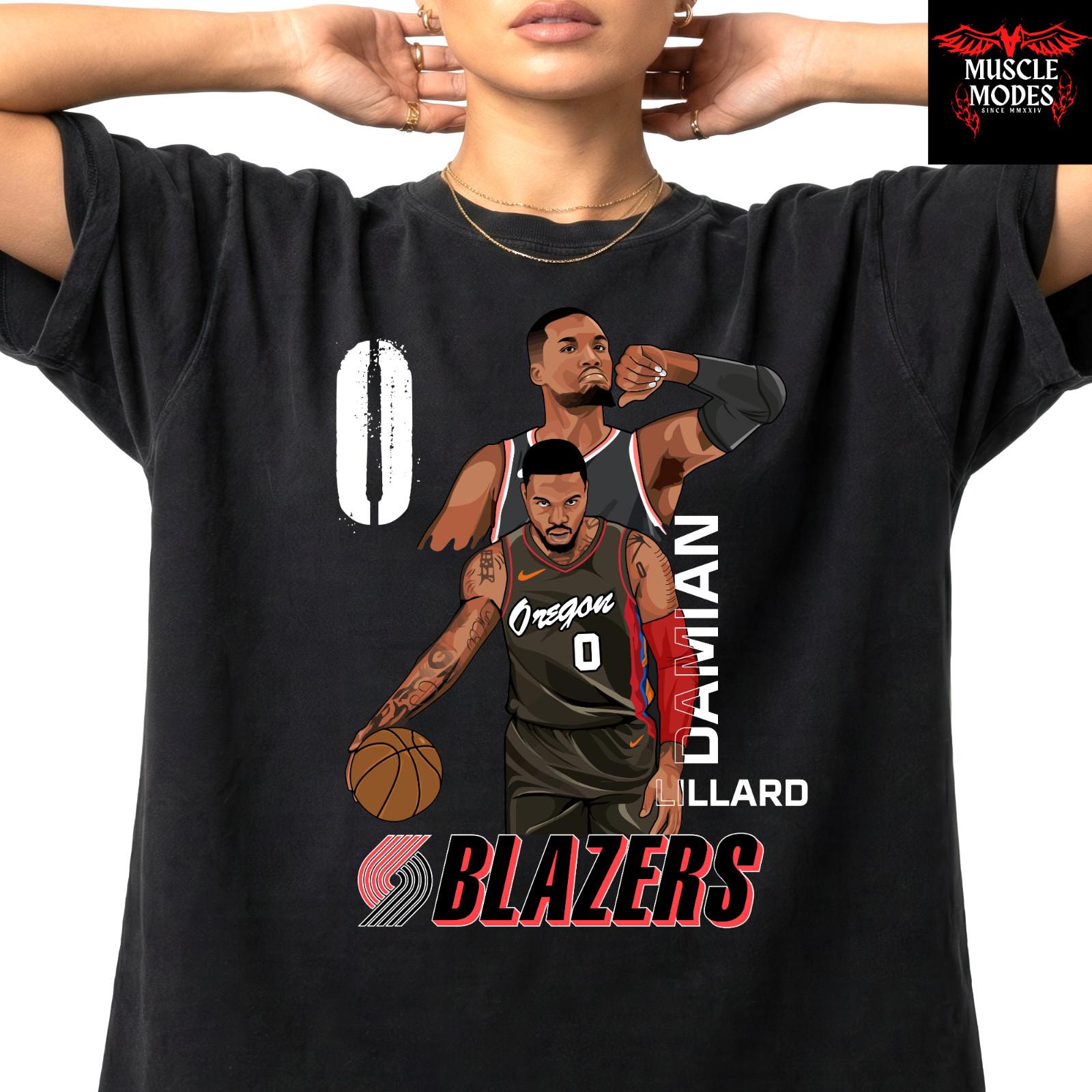 Damian Lilliard NBA Superstar Player Tribute Premium Unisex Sports T-Shirt M