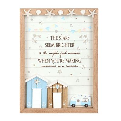 The Stars Seem Brighter Caravan Plaque
