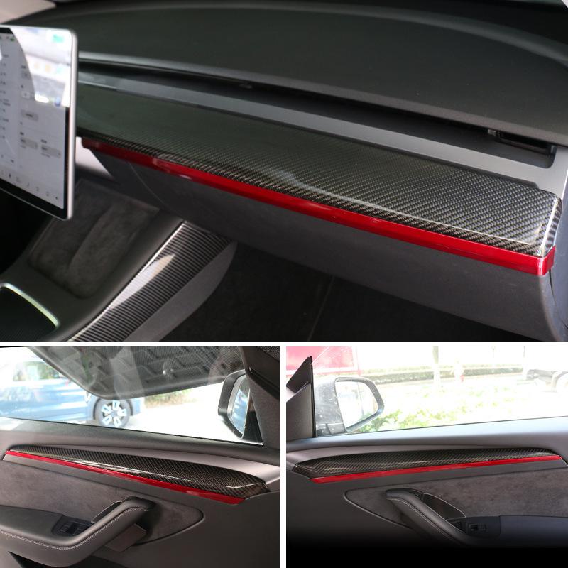 Tesla Model Y Interior Dashboard & Door Trim Kit