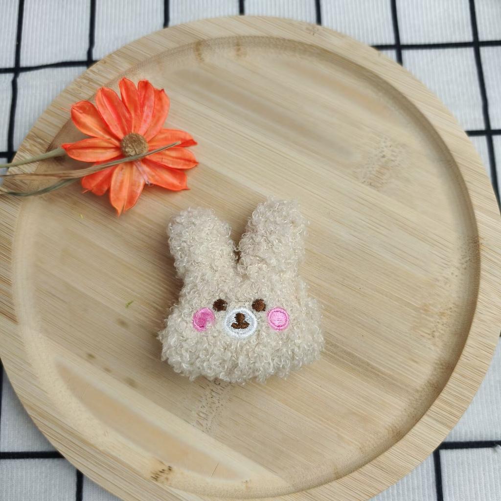 Cartoon Cute Blush Rabbit Plush Toy Pendant Korean Version Ins Animal Doll Clothing Accessories Bag Accessories