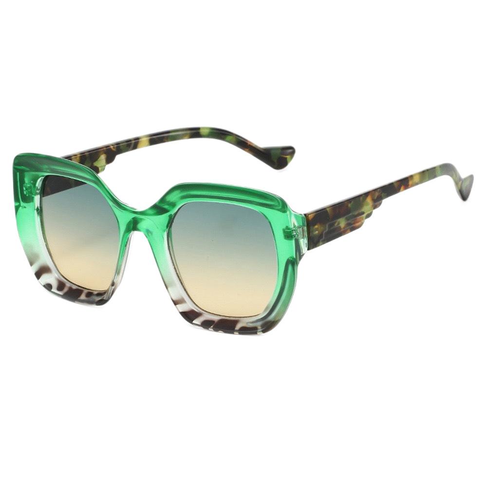 Transparent Color Matching Frame Sunglasses Ins Trendy Personalized Box Sunglasses Men And Women The Same Casual Glasses