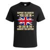 Support The Country You Live Graphic Unisex T-Shirt Funny Novelty Party Gift Top