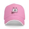 Custom Punk Unisex Cartoon Chocolate Red Candy Face Baseball Cap Adult  Adjustable Dad Hat for Unisex WoUnisex Hip Hop Snapback Caps