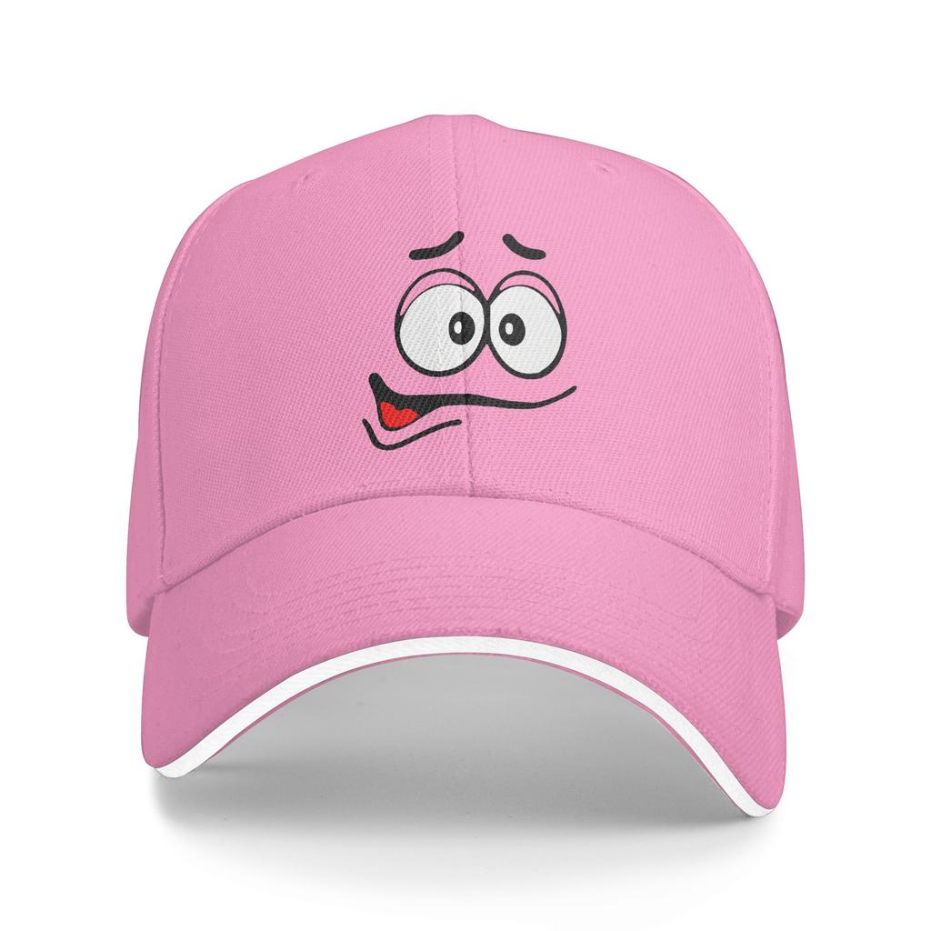 Custom Punk Unisex Cartoon Chocolate Red Candy Face Baseball Cap Adult Adjustable Dad Hat for Unisex WoUnisex Hip Hop Snapback Caps