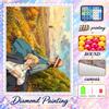 Howl's Moving Castle Diamond Painting Kit 5D Full Drill DIY Diamond Mosaic Wall Art Home Decor