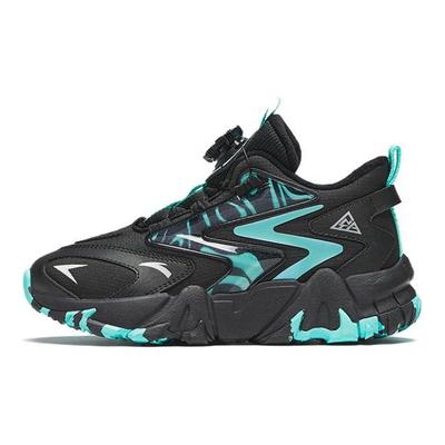 Kids Summit 2.0 Non-Slip Shock Absorbing Durable Casual Shoes Kids Sneakers Black Fluorescent-Green 312246973H-13
