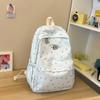 Schoolbag student schoolbag ins fresh and sweet versatile backpack large capacity high value junior high school students lightweight casual backpack