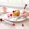 Backdekorationsstift Verdickter Silikon-Spritzbeutelstift Wiederverwendbarer Schokoladen-Marmeladen-Dressingstift für Backen und Salat