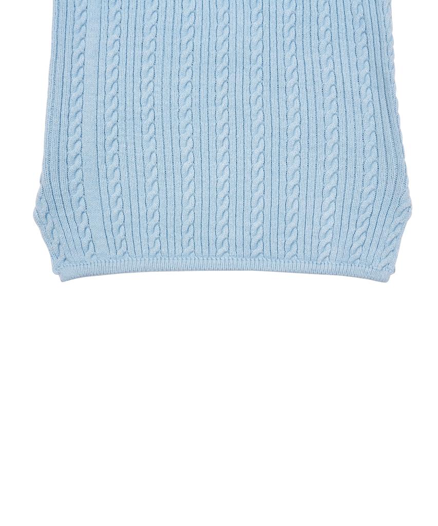 LUVISTRUE Vl Logo Knit Ops(Sky Blue)
