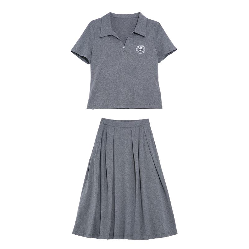Betu Women s Polo Collar Slim Knitted Dress S
