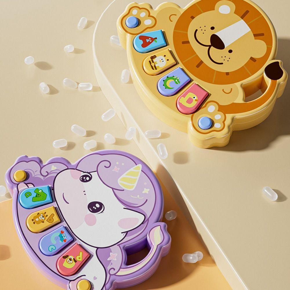 

Learning Music Lion Music Baby Toys Musical Rabbit Instrument Toy Kids Electronic Piano Toy Boys style E