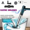 Sewer Piping Unclogging Machine Toilet Plunger Pipe Electric Dredge Tools Sewer Blockage Drain Cleaner Household Lithium Battery