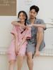 [Paran] Couple Summer Solid Crepe Cotton Short-Sleeve Pajama Set [Shipped from Korea] 100% Authentic