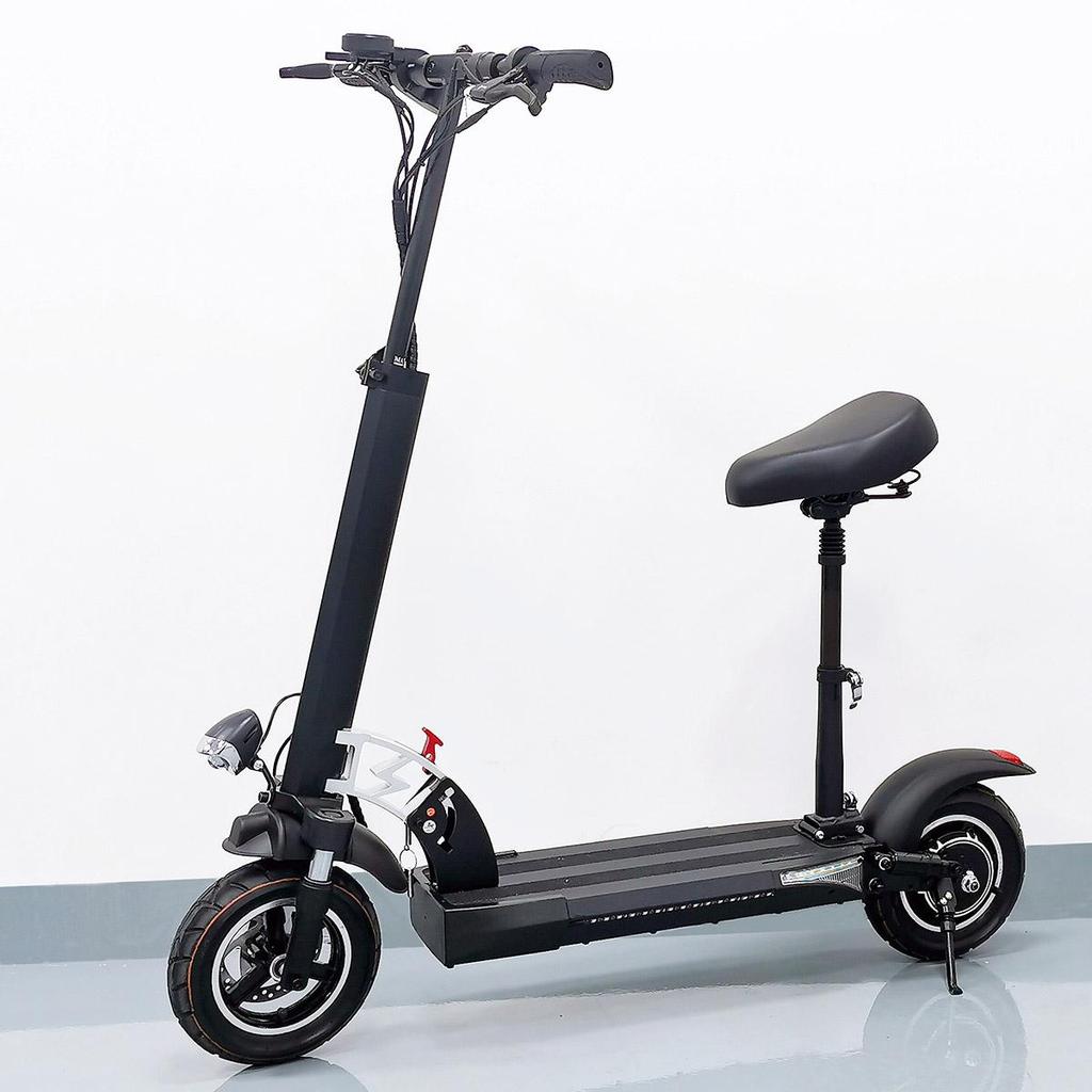 Electric Scooter With Seat EMOKO 10" 800W Motor 48V 15AH Max Range 50Km Top Speed 45Km/h Black HVD-3