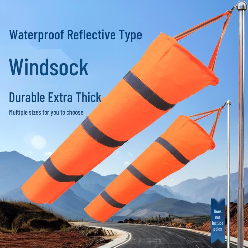 Durable Reflective Outdoor Industrial Windsock