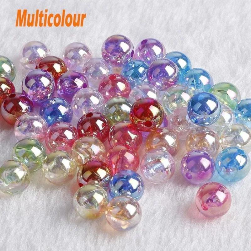 

100Pcs/Set 6mm DIY Handmade Beads Multicolor Spacer Beads Making Jewelry Necklace Bracelet