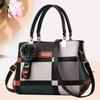Móda Patchwork Ženy Taška cez rameno Dámy Kožená taška Crossbody Tašky Messenger Tašky Kabelky Vedlá Veľkokapacitné Dámske Tašky