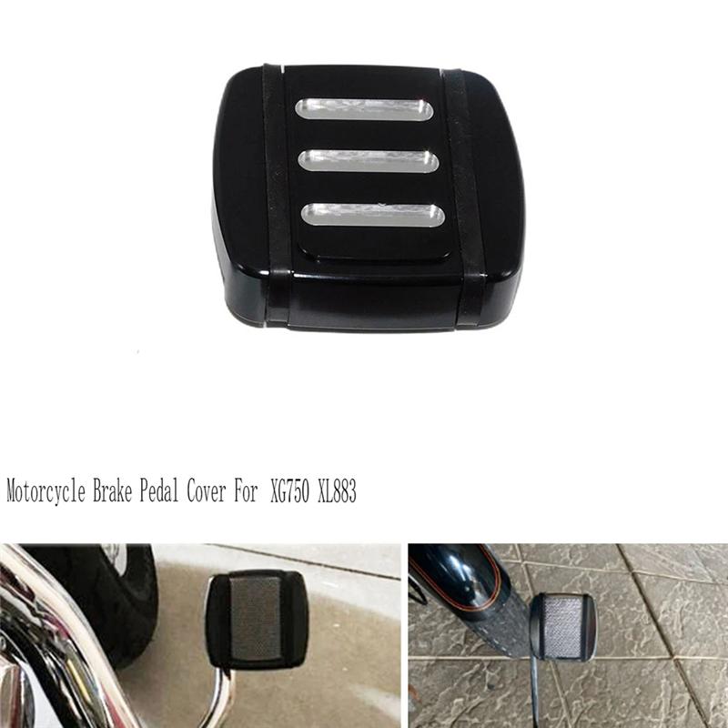 

A03Z-Motorcycle Brake Pedal Cover Clutch Brake Pedal Pad For Softail Breakout Fatboy Dyna Street Bob XG750 XL883 чорний