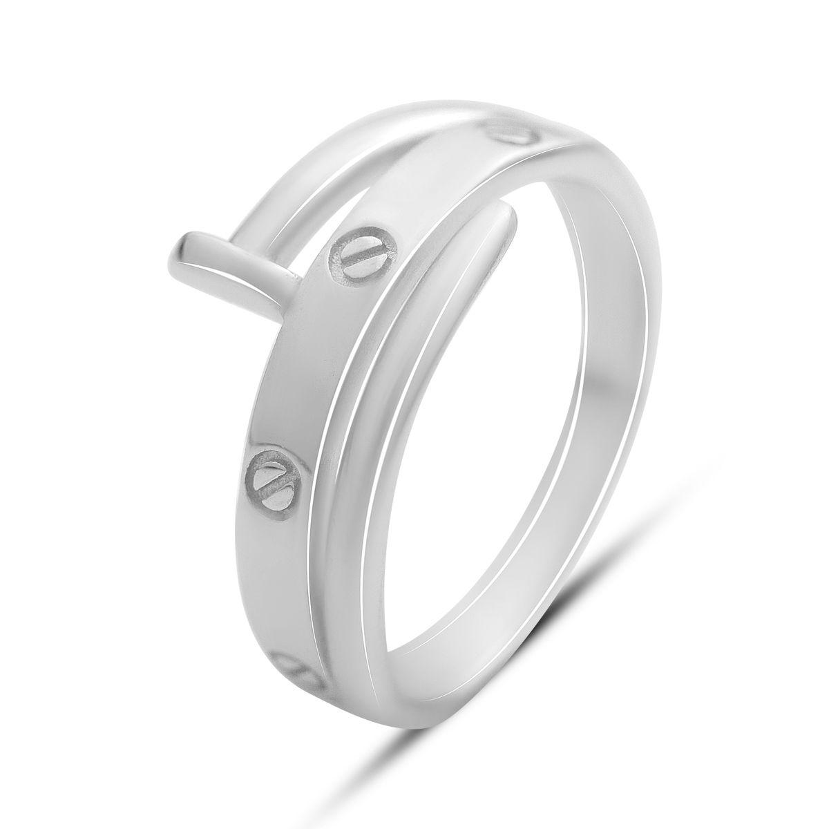 

Silver ring without stones, product weight 3.28 g (2174585) 18