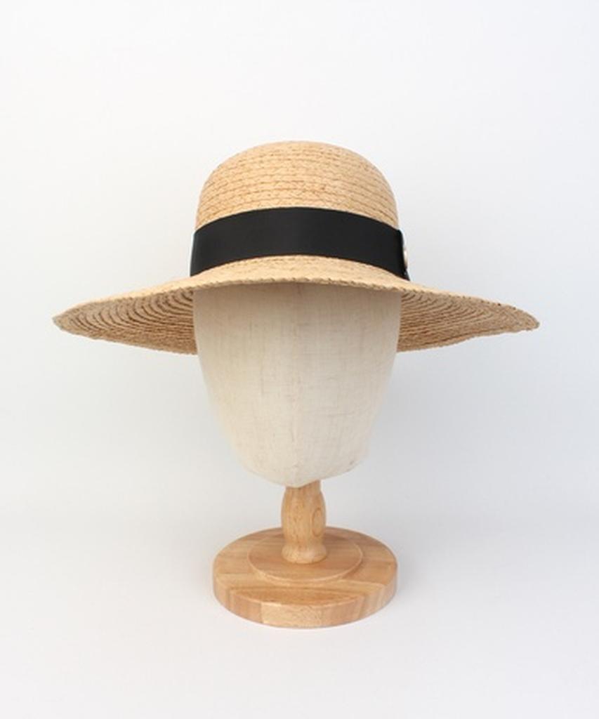 Yunibeosyeolkemiseuteuli Wire Round Raffia Hat