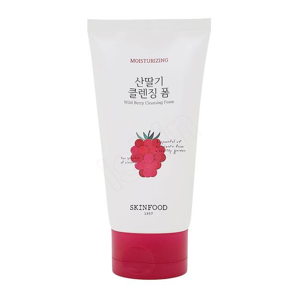 Skinfood Veggie Garden Wild Strawberry Cleansing Foam 150ml Mugwort cleansing foam