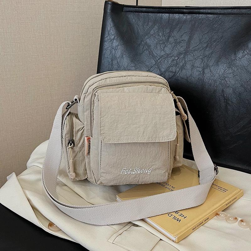 Single-shoulder Bag, Crossbody Bag, Large Capacity, Multi-pocket, Unisex, Wear-resistant, Waterproof, Sports, Outdoor Commuting