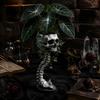 Gothic Home Decor Skull Spine Planter, Resin Skeleton Planter Pot, Horror Halloween Retro Bone Ornament Flower Vase, Spooky Gifts For Women