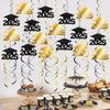 Graduation Hanging Decor Hanging Ornament Vibrant Graduation Hanging Swirl Decorations Easy to Hang Congrats Grad for Graduates
