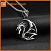 Vnox Men's Stainless Steel Dragon Pendant Necklace, Gothic Dragon Charm Box Chain Necklaces, Punk Hip‑Hop Statement Jewelry Gift