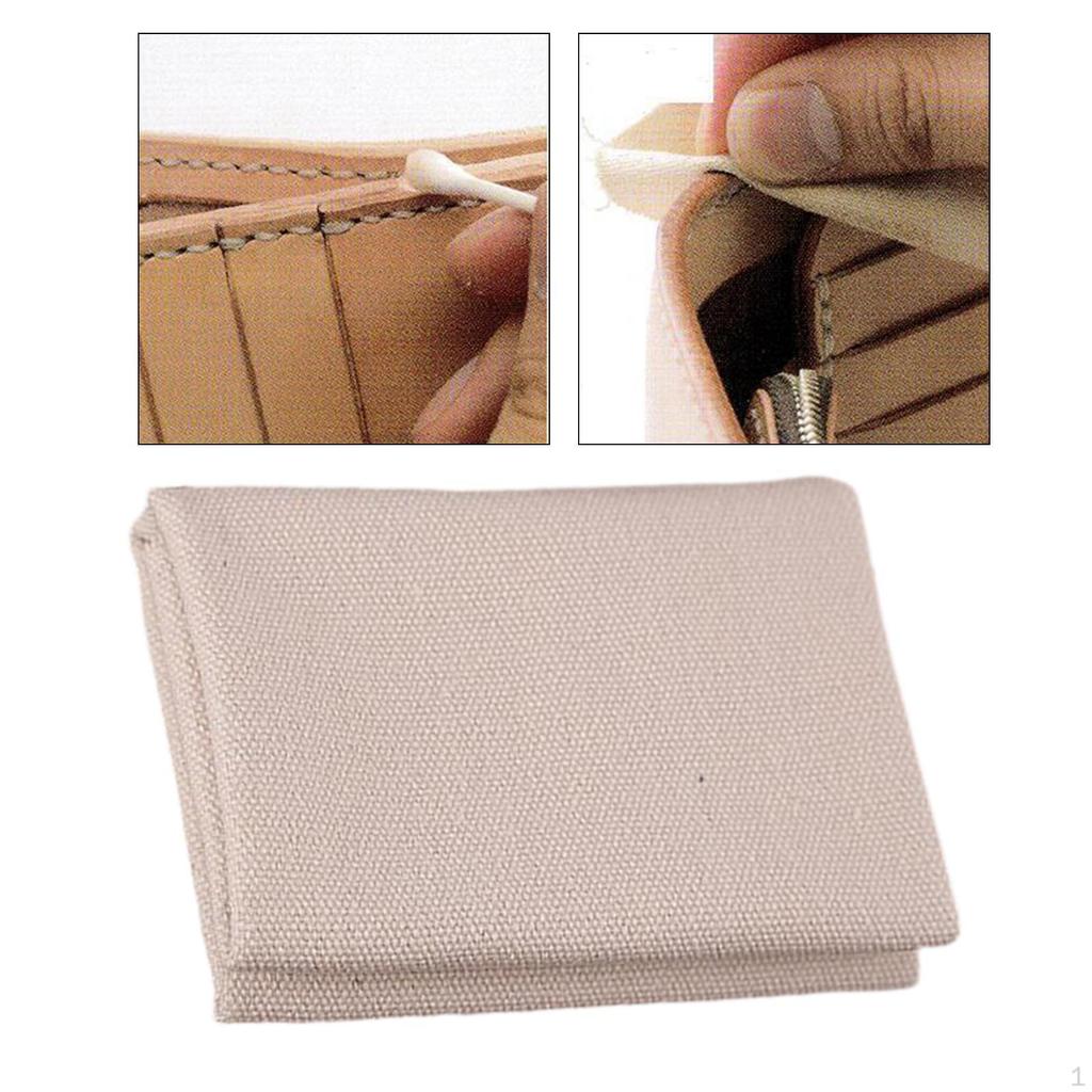 Canvas Polishing Cloth Edge Sanding Tool Leather Burnisher Handmade for Home