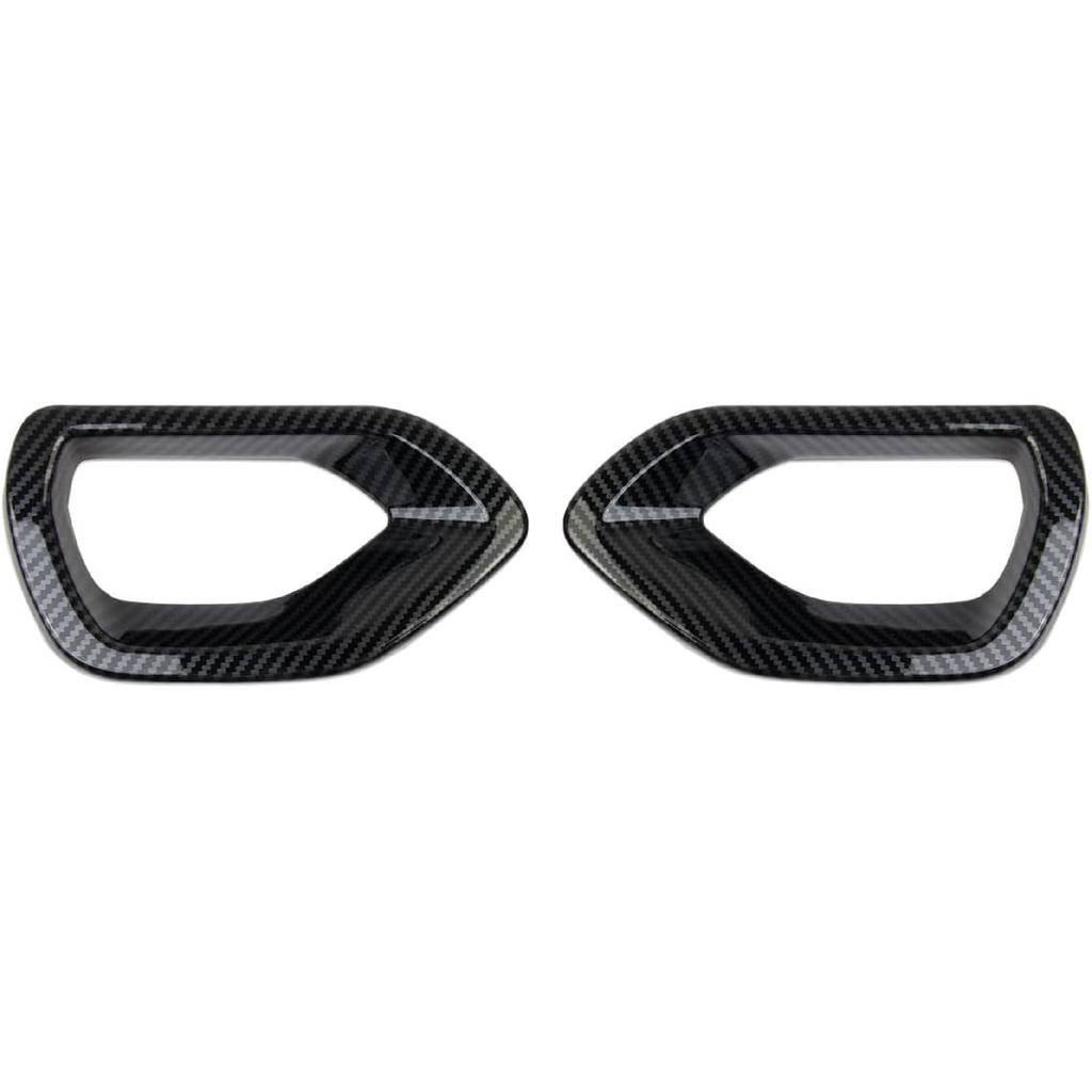 Crosselec Frontstoßstange aus Kohlefaser Wabenmuster Gittereinsätze Netzabdeckung Zierleiste Für Charger SRT/Scat Daytona 2015-2021