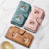 Cute Beagle Mom Print Long Wallet, Multifunctional Portable Coin Purse with Clasp, Suitable for Daily Commuting, Large Capacity Clutch Bag, Fun