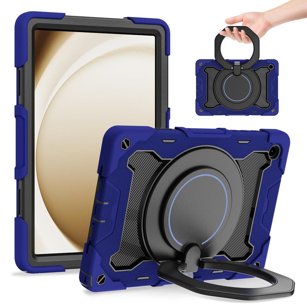 For Samsung Galaxy Tab A11+ Case with Kickstand PC + Silicone Shockproof Rugged Tablet Cover