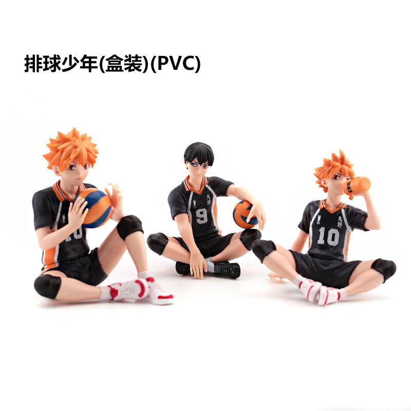 12 CM Figurka Anime Haikyuu Shoyo Hinata Model Zabawka Kozume Kenma Figurka Akcji Noodle Stopper Tobio Kageyama Zabawka Kolekcjonerska Zapakowana w Pudełko