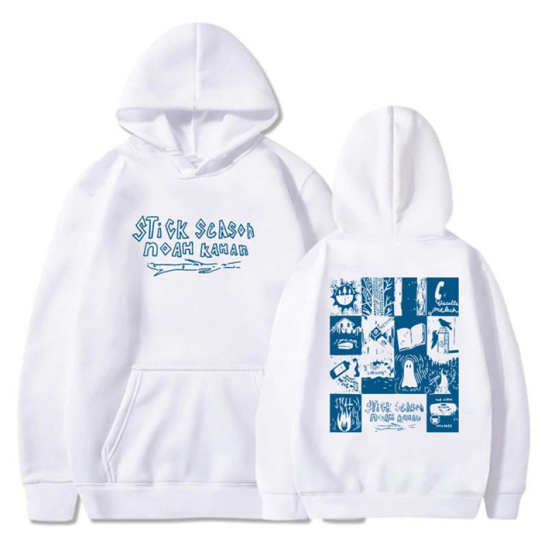 

Noah Kahan Stick Season Hoodie 2023 World Tour Long Sleeve Streetwear Жінки Чоловіки Толстовка з капюшоном Хіп-хоп одяг S