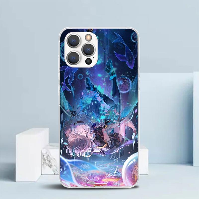 Honkai Star Rail Firefly Soft Cover for iPhone 16 17 Air 15 14 Pro Max 16E Phone Case 13 Mini 12 11 7 SE 8 Print Pattern Fit Cas