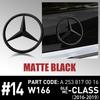 Auto Achterklep Embleem Achterlabel Embleem Sticker Decoratie Accessoires voor Mercedes-Benz W166 GLE63 AMG S 2016 2017 2018 2019 ML Klasse