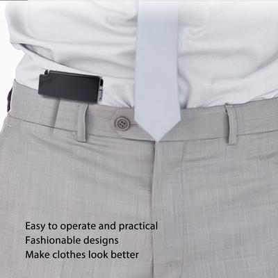 Multi Function Belt Clip Buckle Invisible Pants Waist Shrink Clip for Men and Women No Belt Needed Adjustable Waistband Tighte