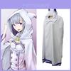 Manto Exquisito da Emilia Para Cosplay de Rezero Capa Elegante com Capuz Para Fãs de Anime