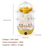 110V/220V Multifunctional Egg Cooker Rapid Heating Automatic Corn Steamer Portable Milk Steamer for Cooking Breakfast Machine
