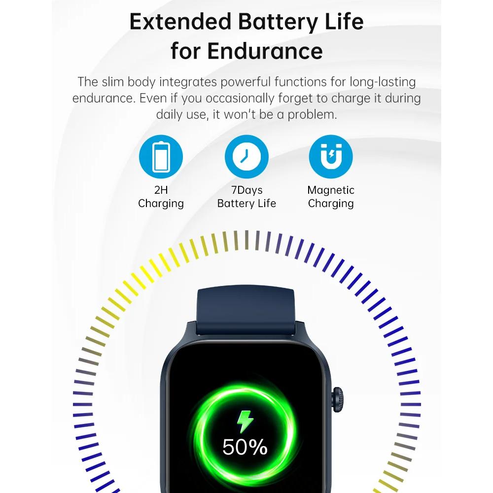 Y7 Smartwatch dla Mężczyzn Kobiet 1,85 cala Połączenie Bluetooth Smartwatch Zdrowie Zegarki do Nurkowania Relojes Smart Zegarek na Rękę