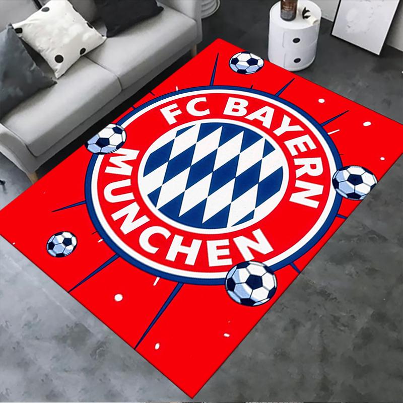 

2025 New FC Bayern Munich Carpet Rug for Living Room Bedroom Home Sofa Decoration,Kids play Non-slip Floor Mat46 40x60cm( 15x23in )