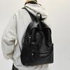 Men's Leather Backpack Large Capacity Travel Backpack Student School Bag Female Computer Bag